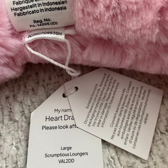 Jellycat Heart Dragon - Picture 9 of 9